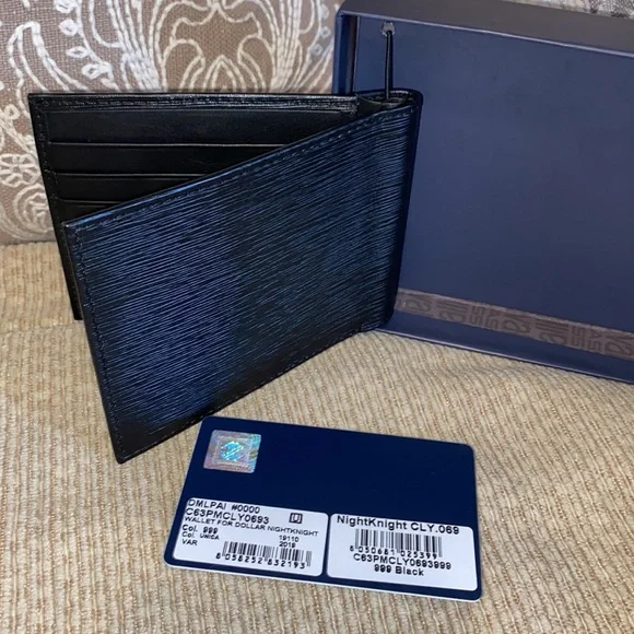 ♣️NWT Roberto Cavalli Genuine Leather Wallet